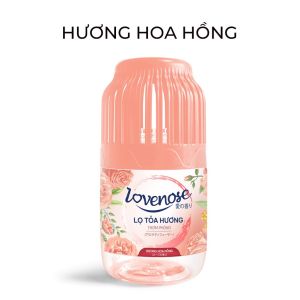 [New] Lọ tỏa hương Lovenose 180ml hương thơm tự nhiên dễ chịu khử mùi sáp thơm phòng thế hệ mới