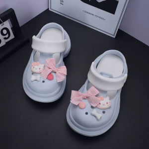[Free Shipping] Summer New Style Slim-Waist EVA Thick-Soled Clogs For Women Fashionable And Versatile With A High-End Feel Height-Increasing And Suitable For Beach Wear