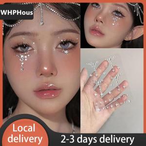 [COD] WHPHous Ship within 24 hours Diy Eyes Face Self Adhesive Makeup Temporary Tattoo Beauty s Jewels Stickers Festival Body Art Decor Nail