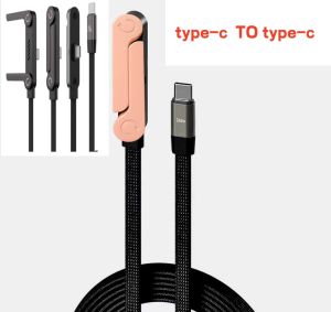 Multifunctional Invisible Holder Charger Cable with Stand 240w super fast charging 3-in-1 Fast Charging Cord Phone Stand for Gaming Office Car Travel Compatible ing videos or TV