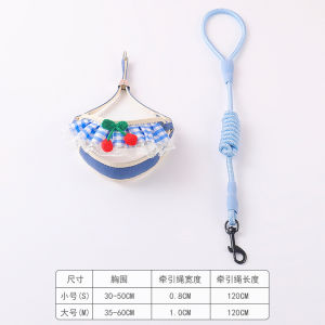 2026 Hot Sale [ Shipped from China ] Cute dog leash harness cat walking leash Teddy small dog leash pet supplies dog rope B3