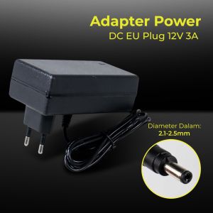Adaptor Power Supply Converter AC to DC 12V 3A EU Plug