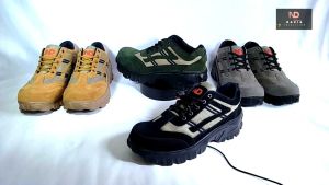 SEPATU SEPTI PRIA UJUNG BESI BOOT SEPATU KERJA PROYEK LAPANGAN SEPATU GUNUNG SAFETY