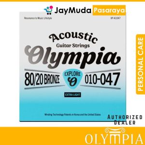 Olympia Acoustic Guitar String Full Set Extra Light 010-047 80/20 Bronze XP-A1047 Tali Gitar