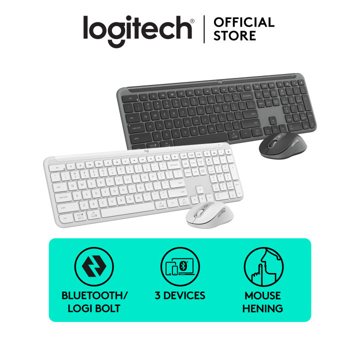 Logitech Signature Slim MK950 Combo Keyboard Mouse Wireless