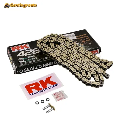 Ban motosika ♨RK Takasago Chain 415 428 KLO 132L O-Ring O Ring Gold Chain Rantai Universal Y15ZR Y16ZR LC135 RS RXZ SRL✯