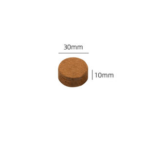 LZD Hot Sale Expanded Coconut Shell Fiber Potted Organic Plant Soil Particle Fiber Compressed Plant Nutrient Soil Block