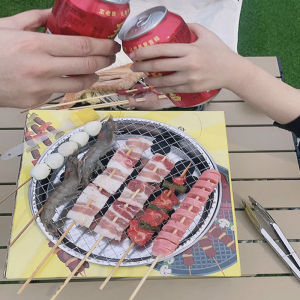 Disposable Barbecue Machine & Stainless Steel Grill: Perfect for Outdoor Cooking