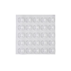 3Lembar Sticker Silikon Bumper Peredam Benturan / Stiker Tempelan Karet Peredam Suara Bumper