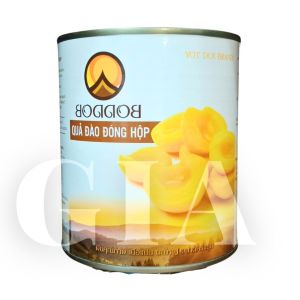Đào ngâm nước đường lon 820g (Nhiều loại)
