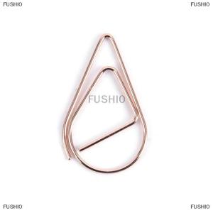 [COD] FUSHI0 50 cái Kẹp Giấy Hình Giọt Nước Kim Loại kẹp đánh dấu sách dễ thương Kawaii văn phòng phẩm