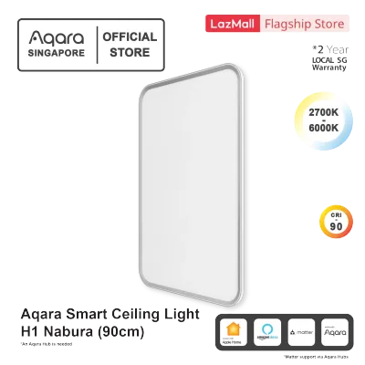 Aqara Smart Ceiling Light H1 Nebula (90 cm) Works with Apple home