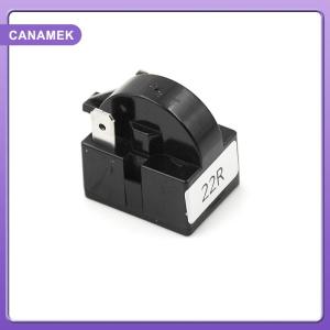 【CANAMEK】 Plastic Case 22  2 Pins PTC Starter Relay for Refrigerator Parts