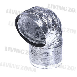 Grill Inline Duct Fan Booster Exhaust Blower Air Vent Cap