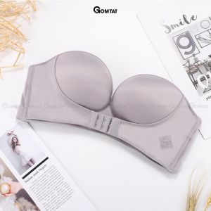 Áo ngực không dây không gọng GOMTAT áo bra nâng ngực chống tuột cài trước quyến rũ định hình vòng 1 - SA-336
