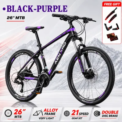 AENXRD Mountain Bike 26inch 21 SPEED Adult Bicycles Bike Disc brake No assembly required