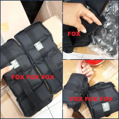FOX-TERLARIS (COD) PEMBERAT KAKI 1Kg (SEPASANG) BENDING 1KG Alat Pemberat untuk kaki atau tangan/olah raga/ FITNESS