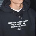 [COD] SWEATER HOODIE NOBODY CARES ABOUT YOUR FAKE LIFE ON SOCIAL MEDIA / HOODIE SWEATER TERKECE / HOODIE SWEATER TRENDING / SWEATER HOODIE TERBARU. 