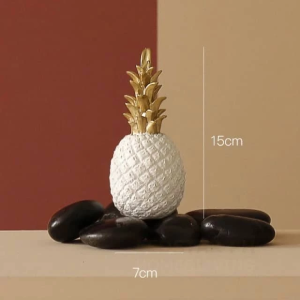 Nordic Resin Pineapple Ornament Home Living Room Decoration Creative Pineapples Crafts Desk Decor/MS