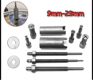 ชุดตัวดูดลูกปืนรูใน เหล็กดูดลูกปืนรูใน 9 ตัว AT034 OKURA