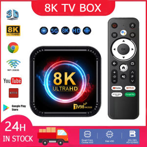 กล่องแอนดรอยด์ทีวี กล่องแอนดรอยด์ รองรับภาษาไทย กล่องสมาร์ททีวี กล่องแอนดรอย กล่องทีวี กล่อง Android TV Box ดิจิตอล TV BOX แอนดรอยด์ box K8 Android 13.0 8K/HD RK3528 128GB 2.4G 5G WIFI 6 รองรับ YouTube Netflix Disney Smart android tv wifi 8K tv box Xiaomi