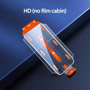 （no film cabin）Tempered Glass Screen Protector For IPhone16 15 14Pro Plus Pro max 13mini 12 ProMax Mini HD Green Light Privacy Screen Protector Film Apply for Automatic Auxiliary Film Applicator