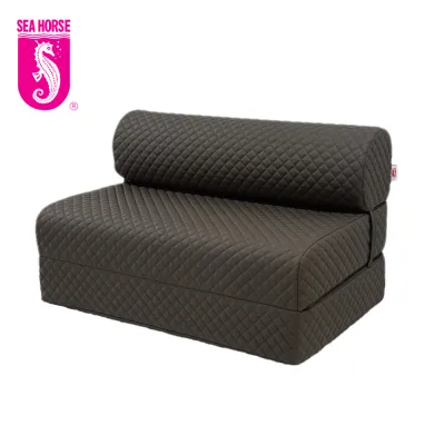 SEA HORSE SB56-Q-DOU-PV 2-Seater Folding Sofa Bed with PVC Cover–Double Seat Sofabed for Small Rooms! About 25~30 Days to Deliver!