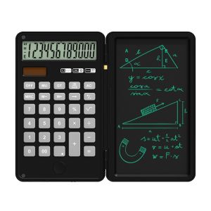 PELLETIZING Foldable Scientific Calculator Large Screen Display 2in1 Office LCD Drawing Pad Easy To Use Multifunctional Function Calculators with Tablet Finance Accounting Tool