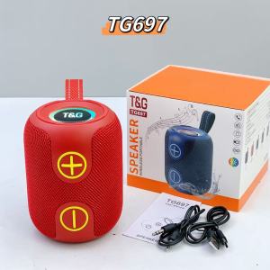 TG-697 8W ลำโพงบลูทูธไร้สาย พกพาสะดวก Bluetooth Speaker เสียงเบส ไฟ RGB บลูทูธ ลำโพงกันน้ำ