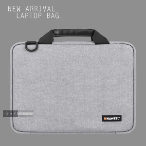 Tas Laptop Portable Briefcase Jinjing dan Selempang Pria dan Wanita - Tas Laptop Haweel 15" - 16" inchi