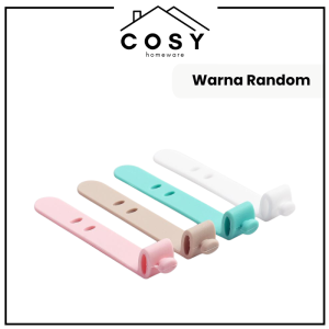 COSY Pengikat Kabel Penggulung Kabel Silikon 1 Pcs Pengikat Cable Charger Hp Universal Silicone