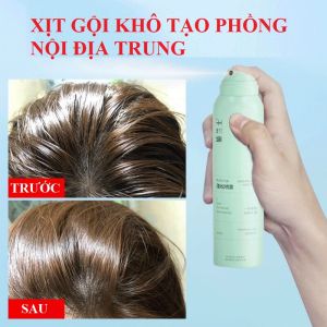Dầu Gội Khô Spes Nội Địa Trung Chính Hãng Chống Bết Tóc Hot Tiktok Dạng Xịt 150ml