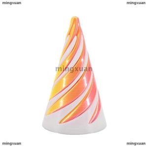 [COD] mingxuan 3D Printed Spiral Cone Toy Fidget Toy Impossible Pyramid Passthrough Sculpture Mini Vortex Thread Illusion For Kids And Adults