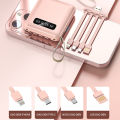 [GIÁ TỐT HÀNG LOẠI 1] PIN DỰ PHÒNG 20000MAH CAO CẤP, SẠC DỰ PHÒNG MINI 4IN1 THIẾT KẾ HIỆN ĐẠI SANG TRỌNG - PIN SẠC DỰ PHÒNG TÍCH HỢP 2 ĐÈN LED , HIỂN THỊ PHẦN TRĂM PIN, BH 1 ĐỔI 1 TRONG VÒNG 7 NGÀY. 