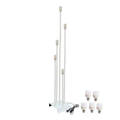 EELIC ELC-J060 Lampu Hias Standing Lamp Dekorasi Denggan Menggunakan 5 Fitting Memberi Kesan Elegan Dan Mewah Desain Interior Modern