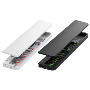 Professional Keyboards Wrist Guard with Hiddens Storage Compartment and 22 in 1 Cleaning Accessories for Office Use