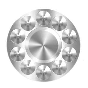 Tray Palettes Metal Pallet for Kids Students DIY Art Craft Birthday Painting Party Round or Rectangle Trays