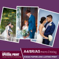 JJPRINTS Digital Printing Services 8R/A4/A5 size - Matte Rough Satin Paper, Water Resistant and Long Lasting Prints. 