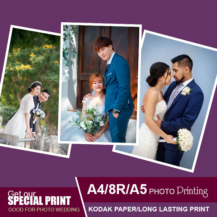 JJPRINTS Digital Printing Services 8R/A4/A5 size - Matte Rough Satin Paper, Water Resistant and Long Lasting Prints