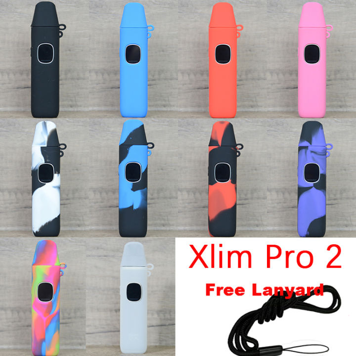 [Free Lanyard]Oxva Silicone Case For Xlim Pro 2 30W Protective Texture Skin Cover Rubber Soft Shield Sleeve Wrap