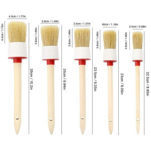 Bộ 5 Chổi Cọ Vệ Sinh Ô Tô Xe Máy Đa Năng - Cọ Rửa Vệ Sinh Khoang Máy Mâm Xe Nội Thất Ô Tô Siêu Sạch Siêu Bền