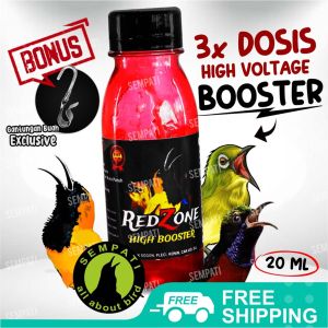 SEMPATI Red Zone Redzone High Booster Nektar Nectar Pakan Minum Doping Burung Sogon Konin Ninja Kolibri Pleci Makanan Burung Pemakan Madu