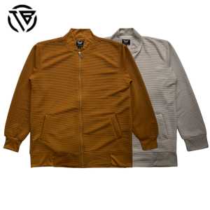 Jaket bomber bahan knit lembut dan nyaman pria dan wanita