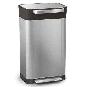 Thùng rác nén rác và khử mùi Joseph Joseph Titan 30L/20L chính hãng - Công nghệ nén rác thông minh tăng gấp 3 lần sức chứa tích hợp ngăn thay thế bộ lọc mùi khử mùi đế chống trượt SNT Kitchen