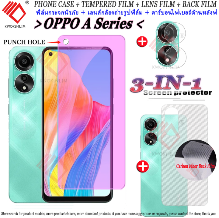 3 In 1for Oppo A78 A79 A98 5g A58 A38 A18 A17 A17k A16 A16k A15 A15s A96 A95 A94 A93 A92 A77 4797