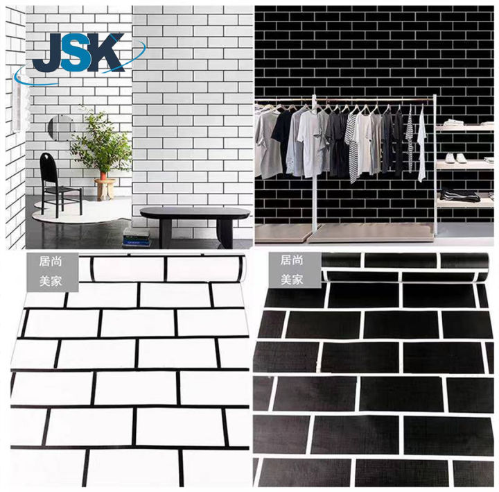 JSK 10Mx45CM PVC Self Adhesive Wallpaper Fabric Home Decor Wall