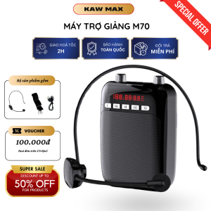 Máy trợ giảng cho giáo viên KAW M70 Tiện lợi nhỏ gọn pin bền công suất lớn 15W Hàng chính hãng