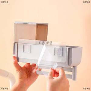 [COD] dgheg With Drain Tray Wall Mounted Soap Dispenser With Sponges Holder Hand Press Dishwashing Liquid Holder Large Capacity Waterproof