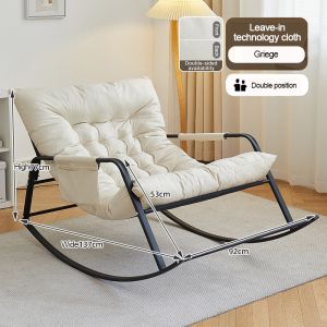 Rocking chair Lazy sofa chair rocking sofa chair leisure reclining chair heavy duty home nap balcony Lazy Chair