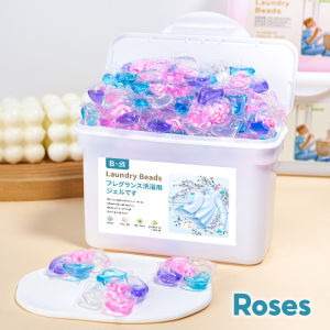 【luckbears】5 in 1 เจลบอลซักผ้า ซักผ้าขจัดคราบ หอมสดชื่น เจลซักผ้าสูตรเข้มข้น เม็ดบอลซักผ้า